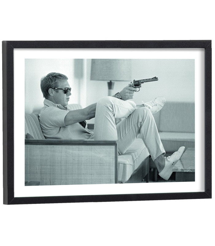Tableau Steve McQueen Revolver