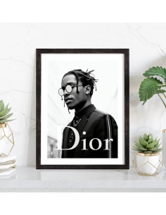 Tableau Dior Luxe ASAP Rocky - Affiche mode 2