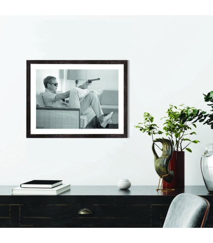  Affiche Steve McQueen Pistolet