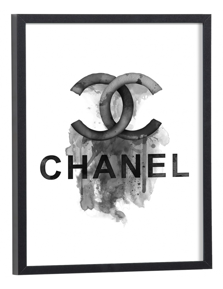 Décoration Murale Chanel logo | Livraison Gratuite 48H