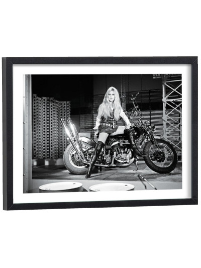Tableau Brigitte Bardot Harley Davidson