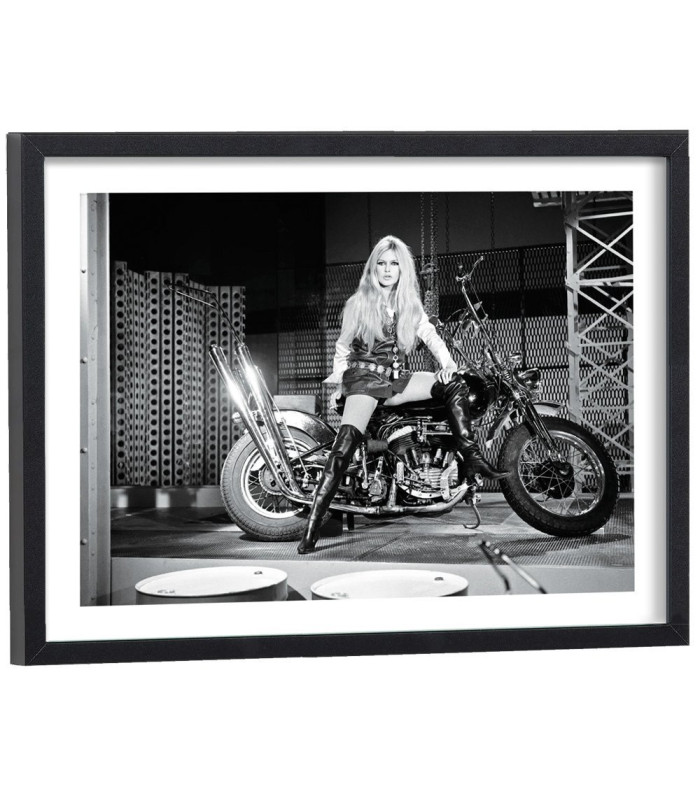 Tableau Brigitte Bardot Harley Davidson