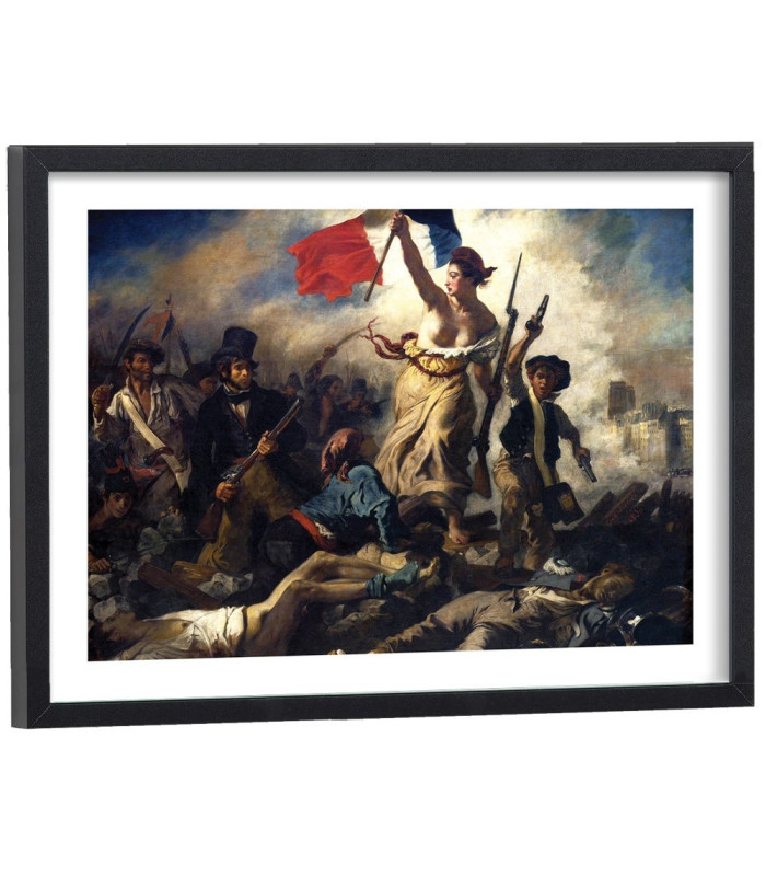 Reproduction La liberté guidant le peuple - Eugène Delacroix