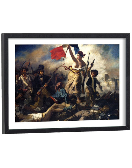 Tableau Reproduction La liberté guidant le peuple - Eugène Delacroix