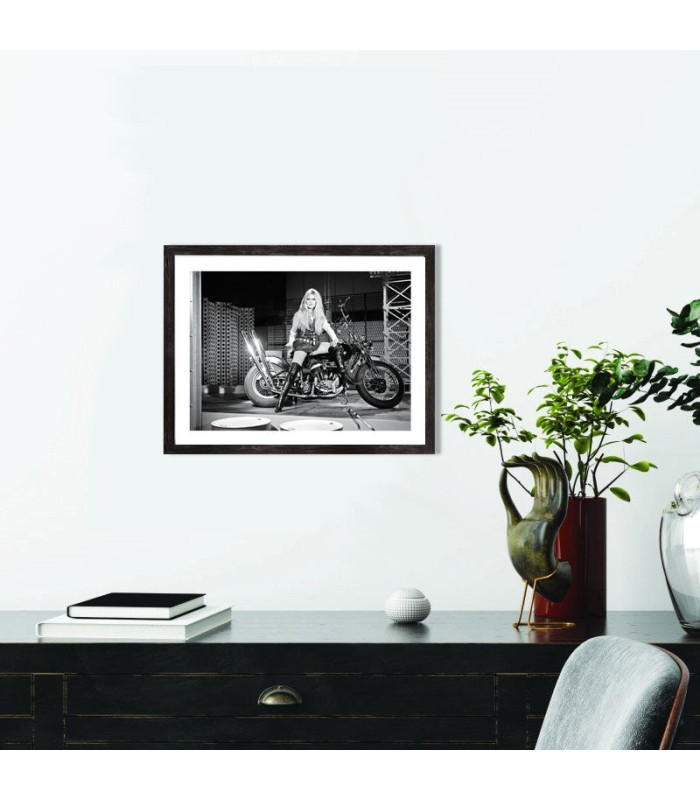  Affiche Brigitte Bardot Harley Davidson