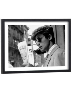 Affiche film À bout de souffle avec Jean-Paul Belmondo