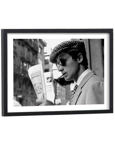 Affiche film À bout de souffle avec Jean-Paul Belmondo