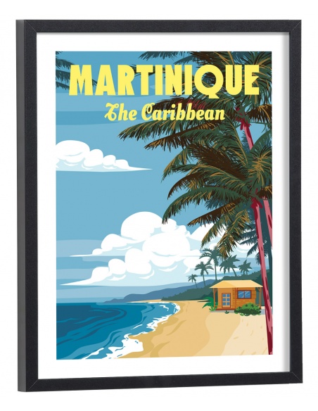 Affiche Martinique vintage