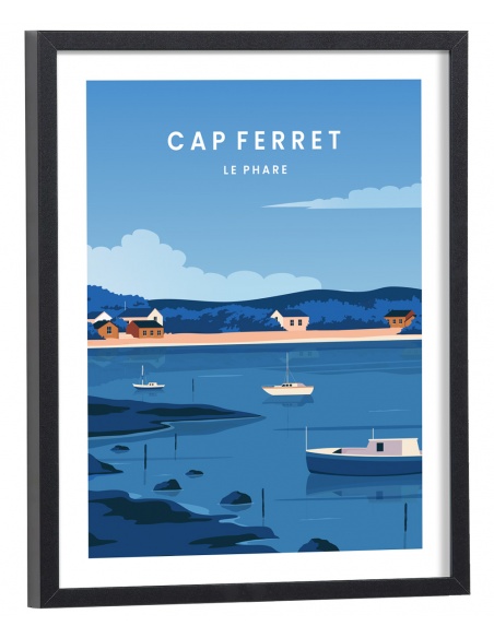 Affiche Cap Ferret vintage