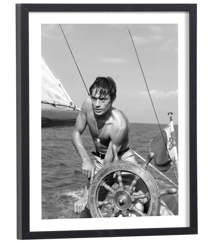 Affiche Alain Delon dans le film Plein soleil