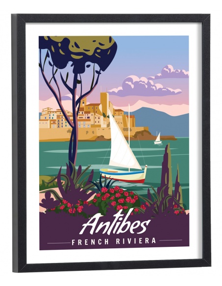 Affiche Antibes vintage