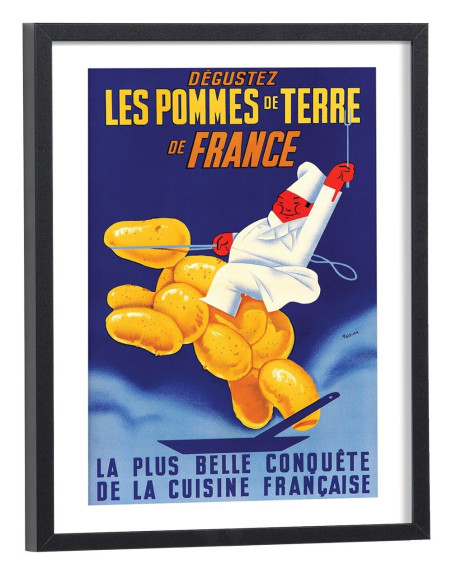 Affiche Pub Pommes de terres vintage
