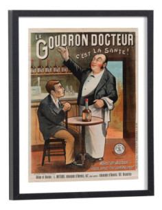 Affiche Pub Le goudron docteur