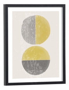 Tableau Abstrait formes Mat
