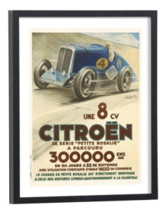 Affiche Pub Citroën Rosalie 8