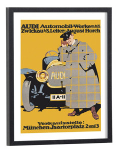 Affiche Pub Audi ancienne