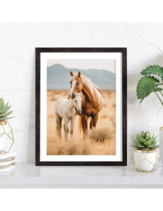 Affiche Chevaux de ferme 2