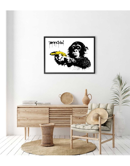  Affiche Banksy singe Banane