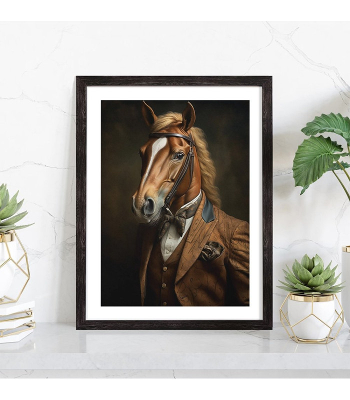 Tableau Portrait tête de cheval - Affiche décoration