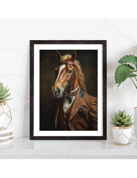 Tableau Portrait tête de cheval - Affiche décoration