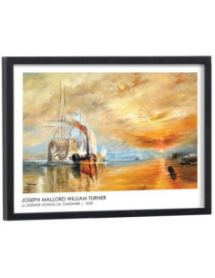 Affiche Reproduction William Turner - Le Dernier Voyage du Téméraire