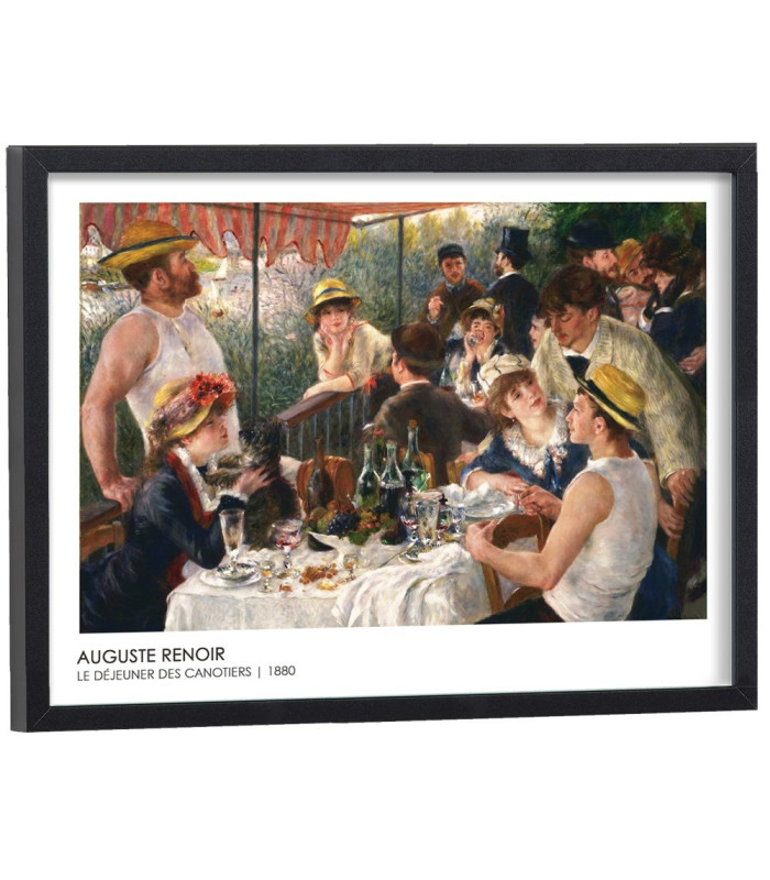 Affiche Reproduction Auguste Renoir - Le Déjeuner des canotiers