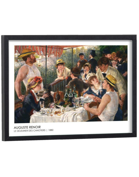 Affiche Reproduction Auguste Renoir - Le Déjeuner des canotiers