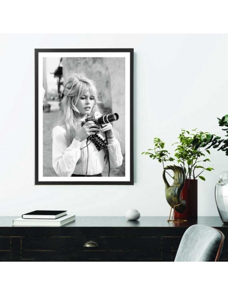 Affiche Brigitte Bardot noir et blanc
