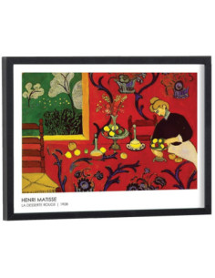  Tableau Reproduction Henri Matisse - La desserte rouge