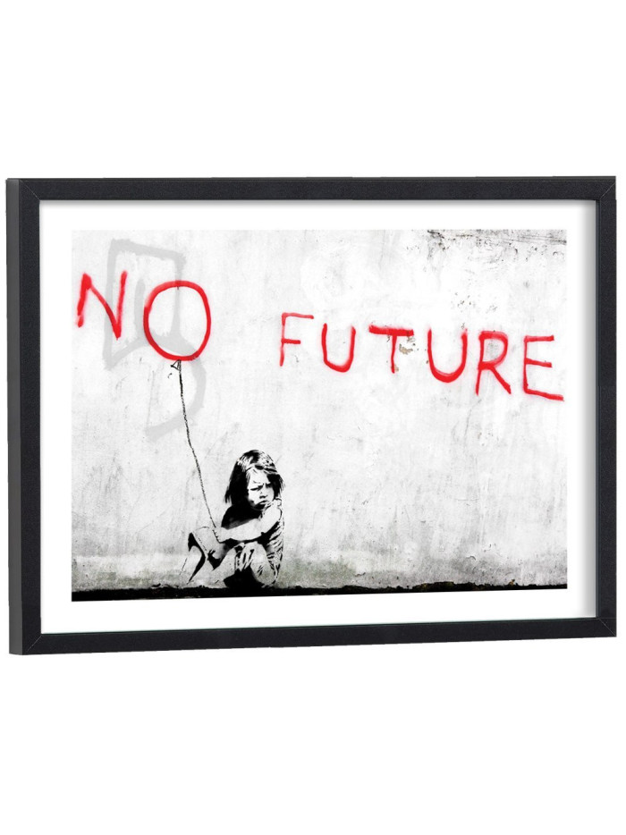Tableau Banksy No future