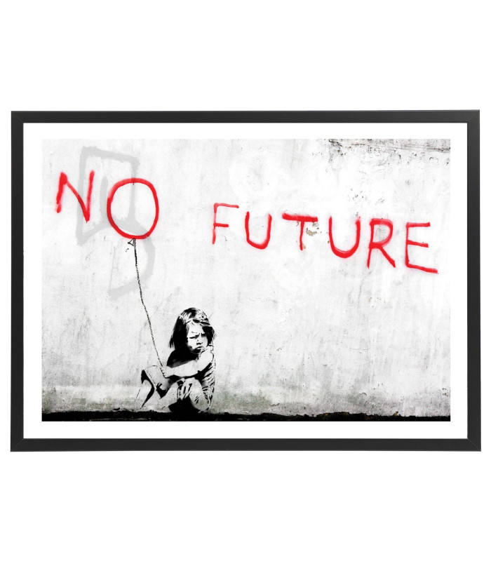 Tableau Banksy No future