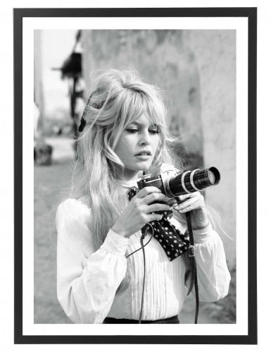Tableau Brigitte Bardot noir et blanc