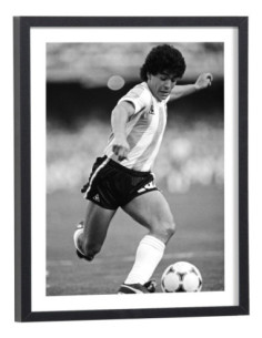 Affiche Maradona dribble Argentine