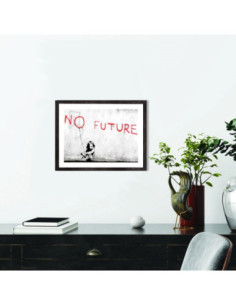 Tableau Banksy No future 2