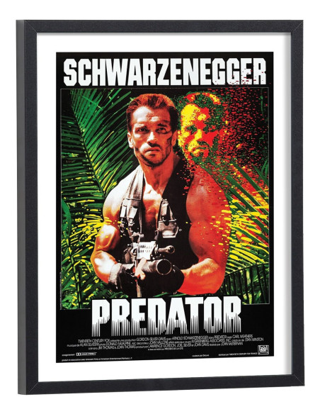 Affiche film Predator avec Arnold Schwarzenegger