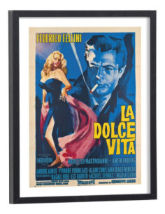 Affiche du film La dolce vita de Frederico Fellini