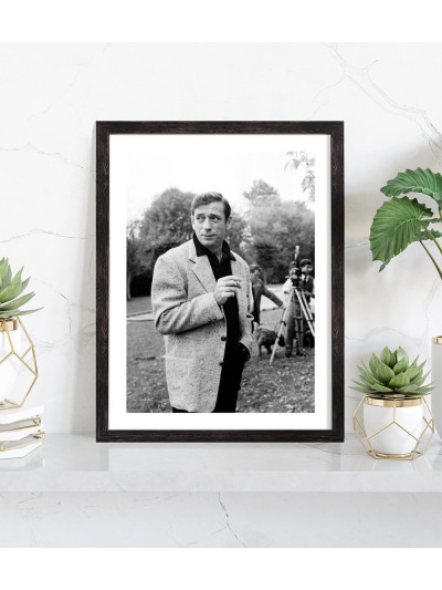 Affiche Yves Montand - Tableau vintage