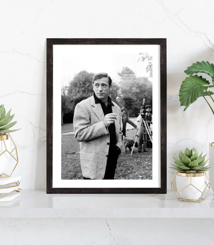 Affiche Yves Montand - Tableau vintage