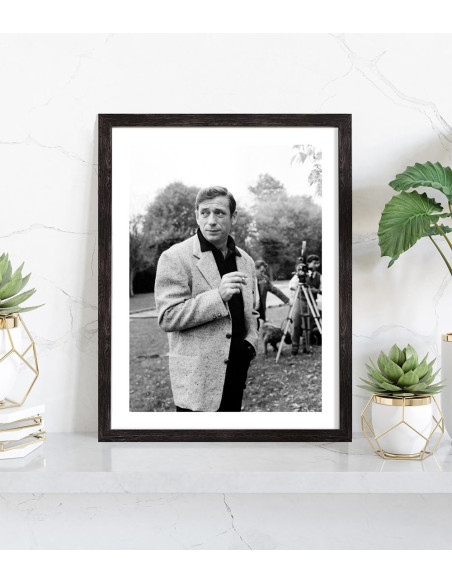 Affiche Yves Montand - Tableau vintage