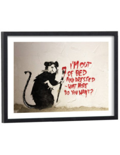 Affiche Banksy - Rat