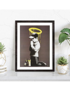 Affiche Banksy - Pardonne-nous nos offenses 2