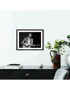 Tableau de Vianney concert noir et blanc 2