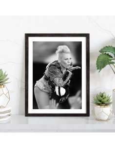 Tableau Pink noir et blanc 2