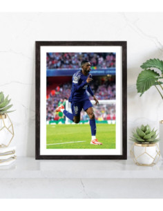  Affiche Ousmane Dembélé PSG 2025 poster 2