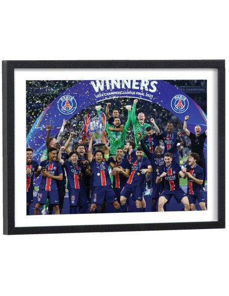 Affiche Paris Champion d'Europe 2025