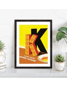 Affiche pub Kub vintage 2