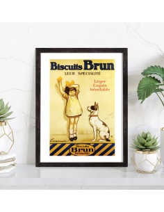 Affiche Pub Biscuits Bruns 2