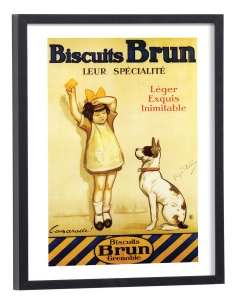 Affiche Pub Biscuits Bruns