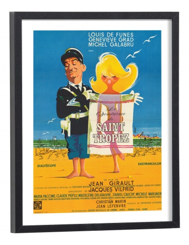 Affiche film Le gendarne de Saint Tropez
