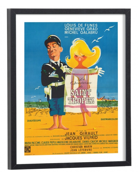 Affiche film Le gendarne de Saint Tropez
